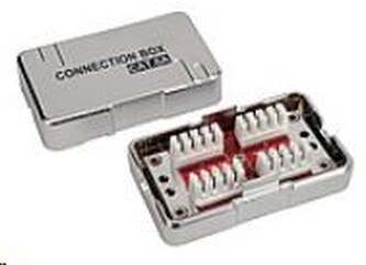 Solarix Spojovací box CAT6A STP 8p8c LSA+/Krone KRJS45-VEB6A Solarix Spojovací box CAT6A STP 8p8c LSA+/Krone KRJS45-VEB6A