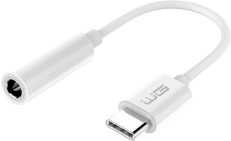 Adaptér Type C + 3,5mm jack-DAC chip (Bílý)