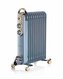 Ariete Vintage oil Radiator with 11 Element 839/05, modrý