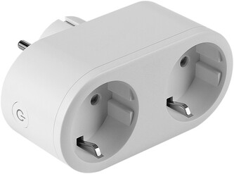 Zásuvka WG 2v1 dvojitá (Bílá)