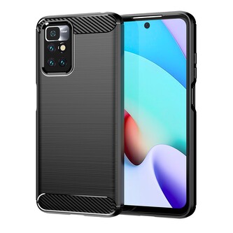 Pouzdro Carbon Xiaomi Redmi Note 11 4G/Note 11S 4G (Černé)