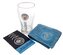 Bar set sklenice s tácky a ručníkem FC Manchester City: Wordmark (objem 470 ml)