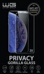 Tvrzené sklo 4D Privacy Full Glue iPhone 15 Pro (Černé)