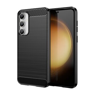 Pouzdro Carbon Samsung Galaxy S23 FE 5G (Černé)