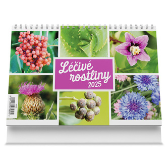 Léčivé rostliny 2025 - stolní kalendář