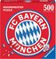 RAVENSBURGER Kulaté puzzle FC Bayern Logo 500 dílků
