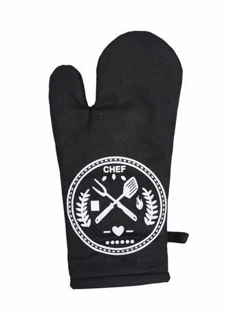 Chňapka kuchyňská, Jeans Mastercheaf, černá