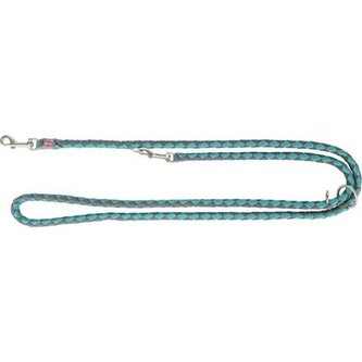 Vodítko CAVO kulaté prodlužovací, L-XL: 2.00 m/ ø 18 mm, aqua/grafit