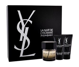 Yves Saint Laurent La Nuit De L´Homme toaletní voda 60 ml + balzám po holení 50 ml + sprchový gel 50 ml