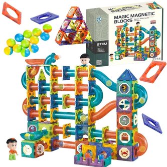 Klocki magnetyczne zamek 228el