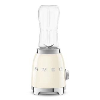 Smeg PBF01CREU mini mixér, 300 W, 2 programy, 22000 RPM, nerezové dvojité ostří, krémový