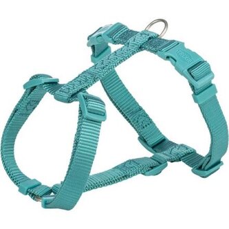 H-postroj PREMIUM, aqua - M-L:hruď:52-75cm/20mm