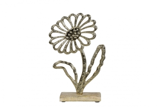 Květina na podstavci Suus M zlatá