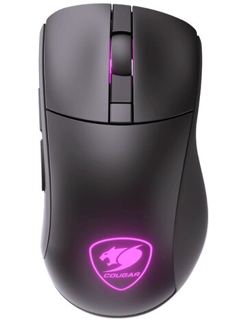 COUGAR herní myš bezdrátová SURPASSION RX 2.4GHz čip PMW3330 72000dpi RGB LED screen