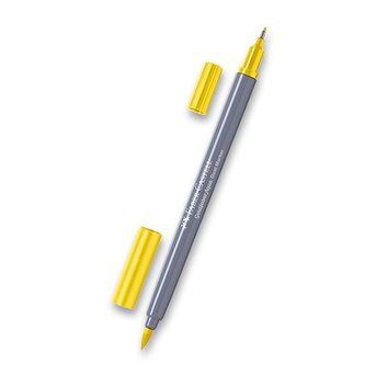 Popisovač Faber-Castell Goldfaber Aqua Dual Marker výběr barev kadmiově žlutá, 107