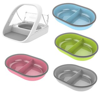 Miska Split pro SureFeed - 2ks v balení-růžová