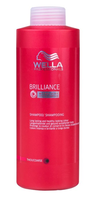 Wella Brilliance Šampon Thick Hair 1000 ml pro ženy
