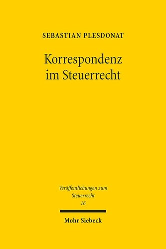 Korrespondenz im Steuerrecht
