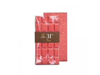 Čokoládovna Janek JANEK Bílá ovocná jahodovo-malinová čokoláda