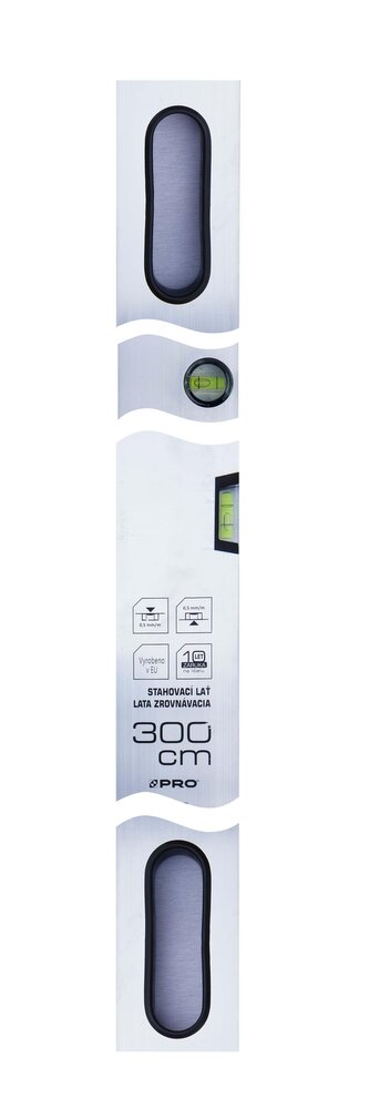 stahovací lať 300cm,2 libely,úchyty
