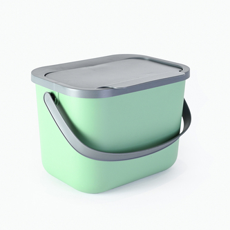 Koš na bioodpad 6 l zelený