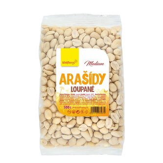 Arašídy loupané medium 500 g Wolfberry