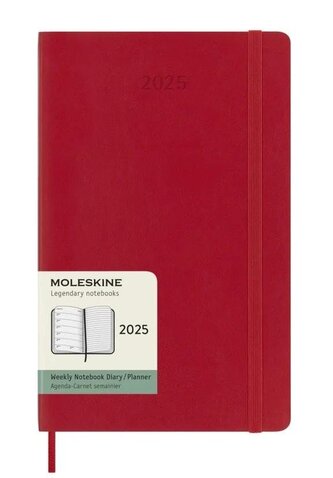 Moleskine Plánovací zápisník 2025 měkký červený L