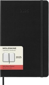 Moleskine Diář 2024 denní tvrdý černý L