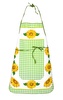 Zástěra kuchyňská, Nová slunečnice, zelená