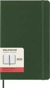 Moleskine Diář 2025 denní tvrdý zelený L