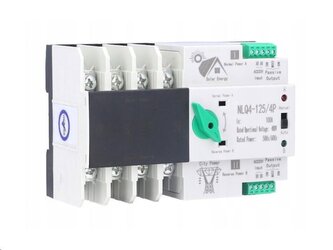 Automatický přepínač sítí - napájení 4P 400V 80A - NLQ4-125/4P pro FVE