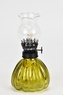 Petrolejová lampa Eda zelená 16x8 cm
