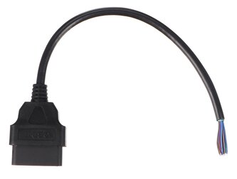 OBD-II prodlužovací kabel s 16 piny samice-samec ukončený 30cm kabely MECHANIC CABLE 27 SIXTOL
