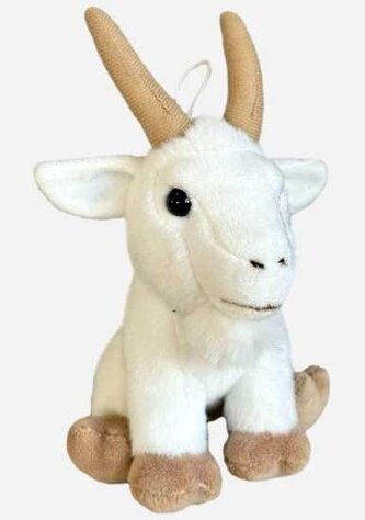 Ziki koza biała 14cm