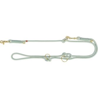 Soft Rope prodlužovací kulaté tkané vodítko, šalvěj/máta - XS-S: 2,00 m/ 6 mm NOVÝ