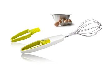 Set metla na šlehání, míchání  a mašlovačka VacuVin