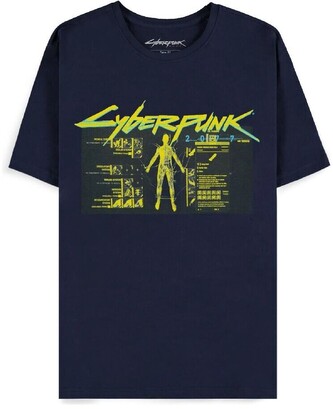 Tričko Cyberpunk 2077 - Vitruvian Man L