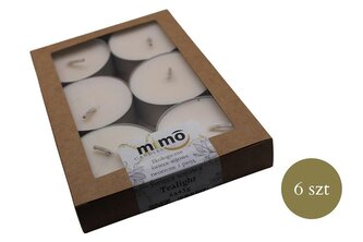Tealight z wosku sojowego bezzapachowe 45g 6szt Tealight z wosku sojowego bezzapachowe 45g 6szt