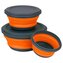 RUHHY Silikonové skládací misky 3 ks