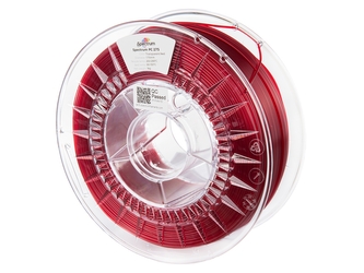 Tisková struna (filament) Spectrum PC 275 1.75mm TRANSPARENT RED 1kg