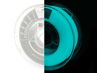 Tisková struna (filament) Spectrum PET-G Glow in the Dark 1.75mm BLUE 1kg
