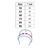 Kojenecký mušelínový klobouček New Baby Zora - velikost 80 (9-12m)