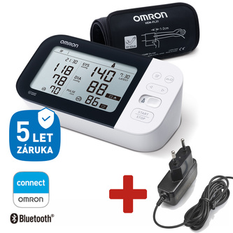Tonometr OMRON M7 Intelli IT s AFib +ZDROJ (SET)