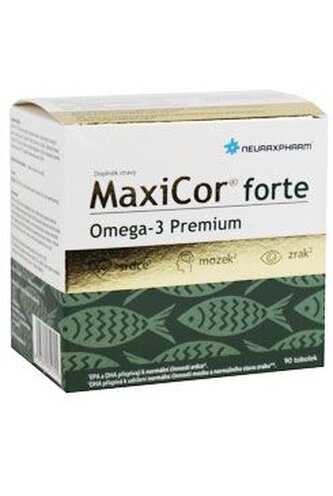 MaxiCor forte Omega-3 Premium 90tob
