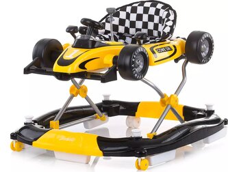 CHIPOLINO Chodítko interaktivní Car Racer 4v1 Yellow