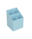 Stojánek na psací potřeby ICO QUADRATE - pastelově modrý