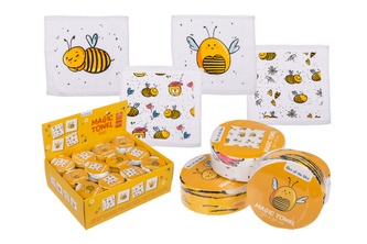 Kouzelný bavlněný ručník s motivem včel, mix motivů