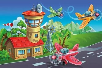 ART PUZZLE Dřevěné puzzle Blázniví piloti 50 dílků