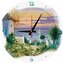 ART PUZZLE Puzzle hodiny Večer u Egejského moře 570 dílků (včetně rámu)