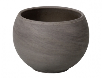 Obal na květník LUNA NATURAL BASALT impregnovaný d14x10cm
